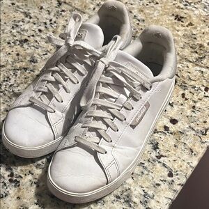 Adidas Classic White Lace-Up Sneakers